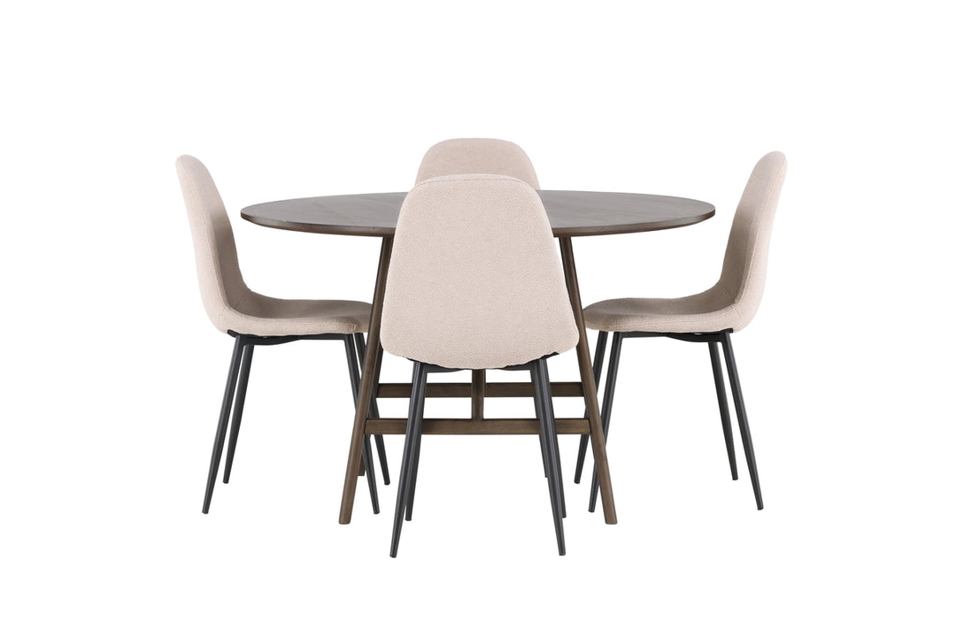 Kaseidon & Polar Matgrupp Mörkbrun/Beige