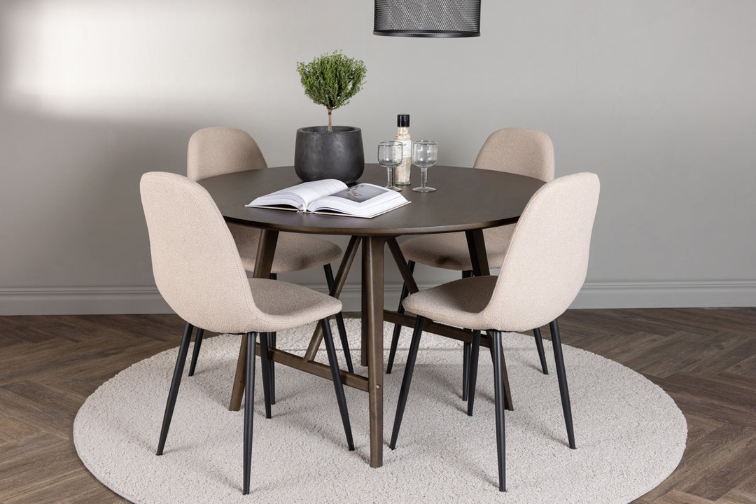 Kaseidon & Polar Matgrupp Mörkbrun/Beige