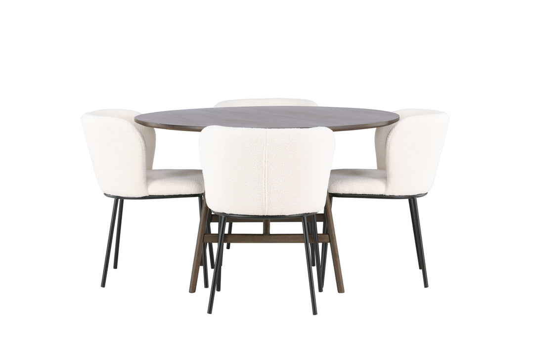 Kaseidon & Edin Matgrupp Mörkbrun/Vit