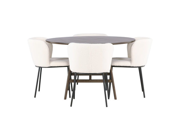 Kaseidon & Edin Matgrupp Mörkbrun/Vit