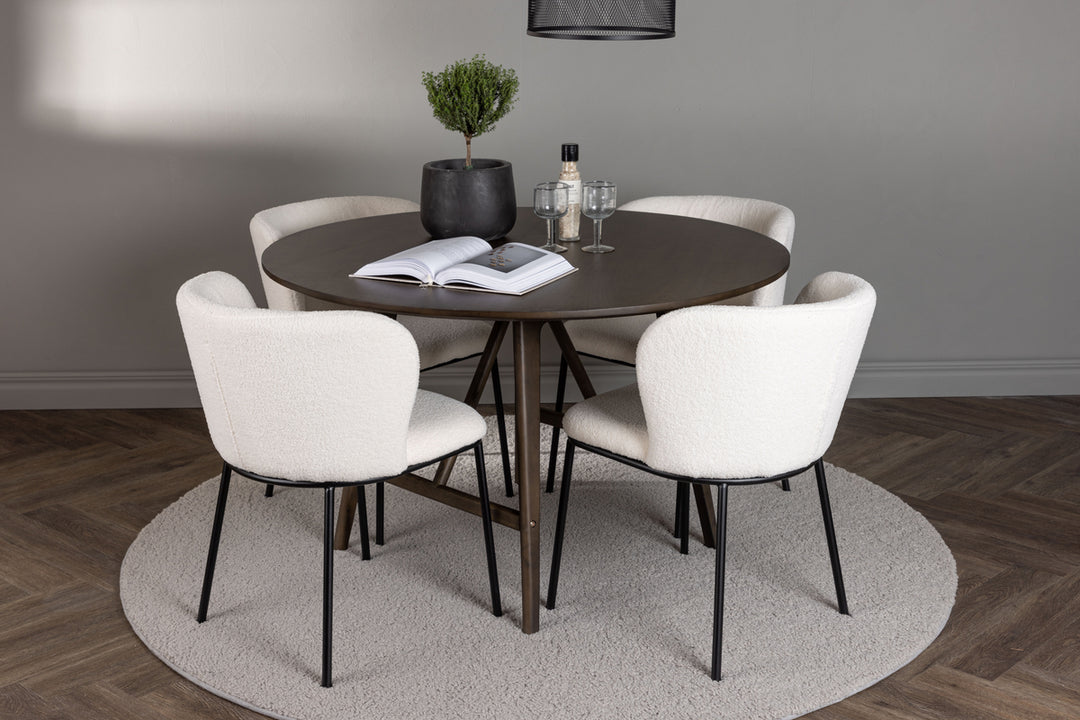 Kaseidon & Edin Matgrupp Mörkbrun/Vit