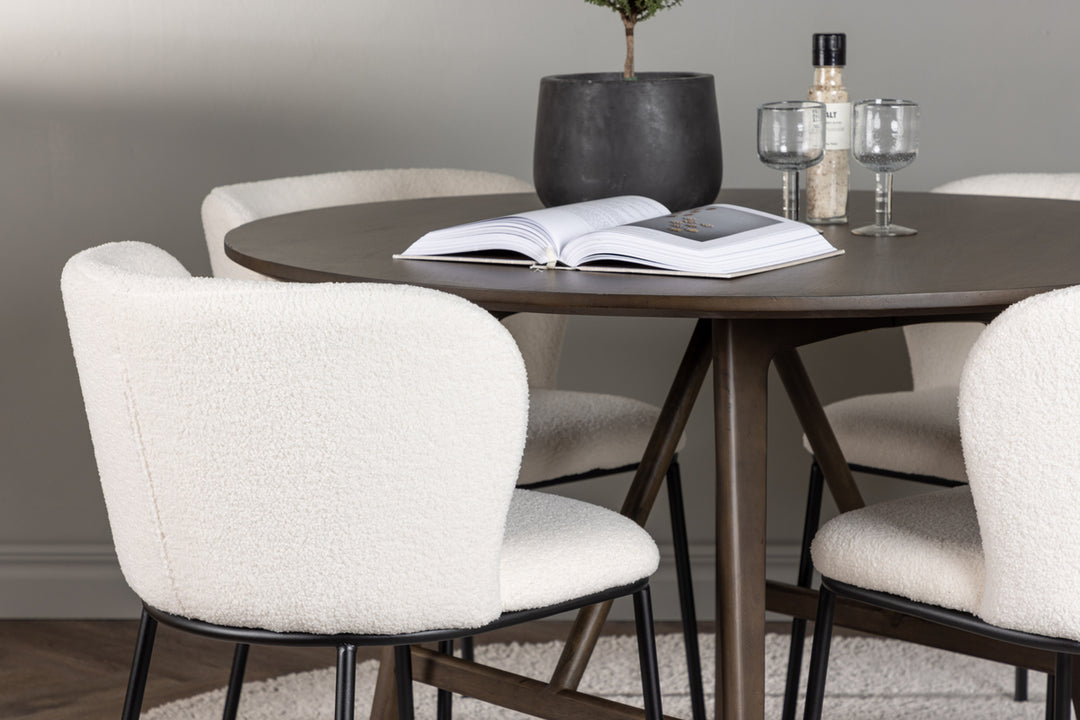 Kaseidon & Edin Matgrupp Mörkbrun/Vit