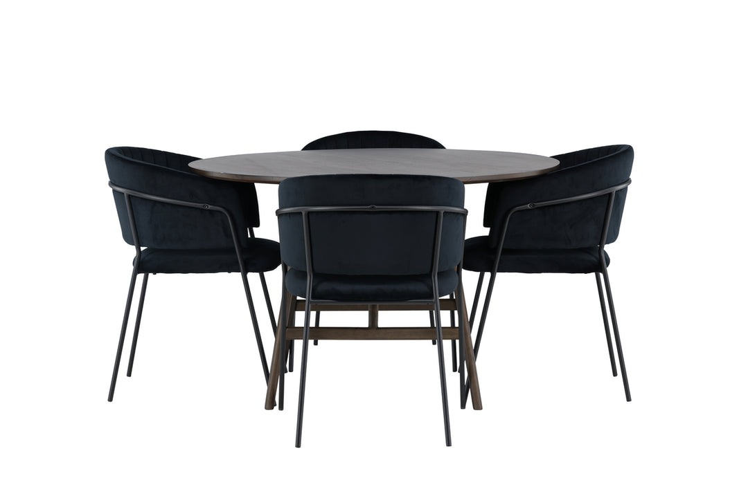 Kaseidon & Selma Matgrupp Mörkbrun/Svart