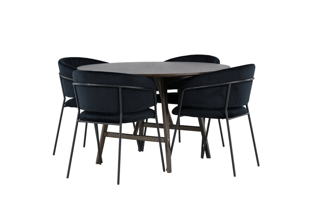 Kaseidon & Selma Matgrupp Mörkbrun/Svart