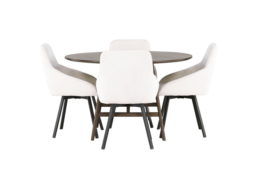 Kaseidon & Rosie Matgrupp Mörkbrun/Beige