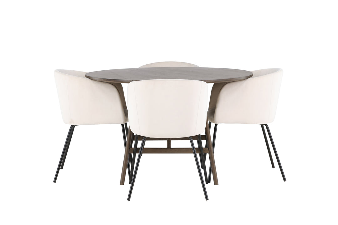 Berit & Kaseidon Matgrupp Beige/Mörkbrun