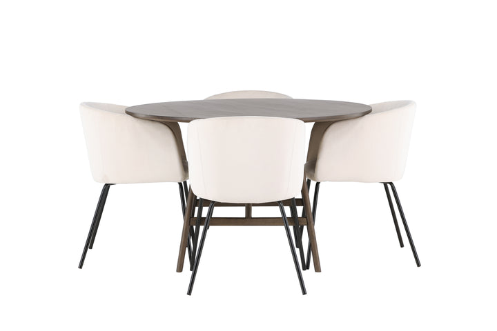 Berit & Kaseidon Matgrupp Beige/Mörkbrun