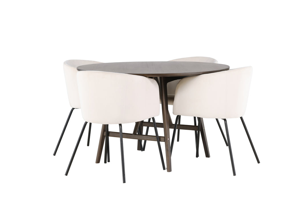 Berit & Kaseidon Matgrupp Beige/Mörkbrun