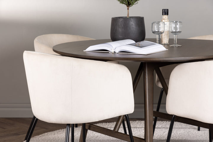 Berit & Kaseidon Matgrupp Beige/Mörkbrun