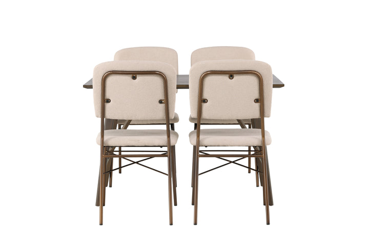 Kaseidon & Seda Matgrupp Mörkbrun/Beige