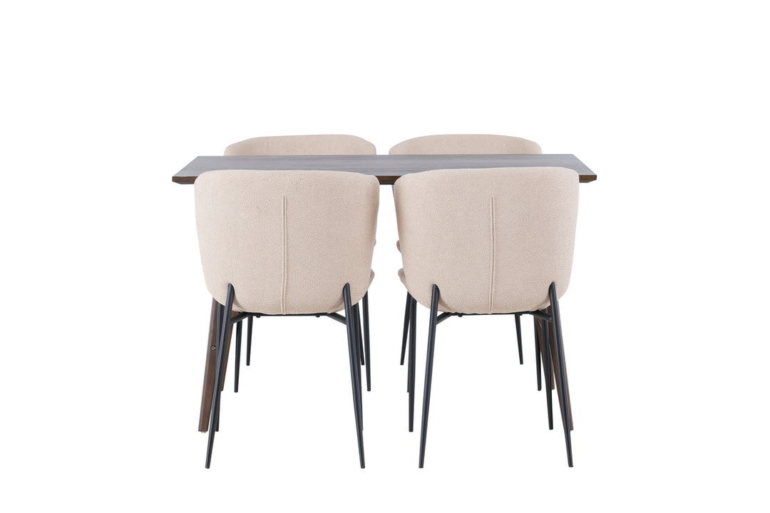 Modesto & Kaseidon Matgrupp Beige/Mörkbrun