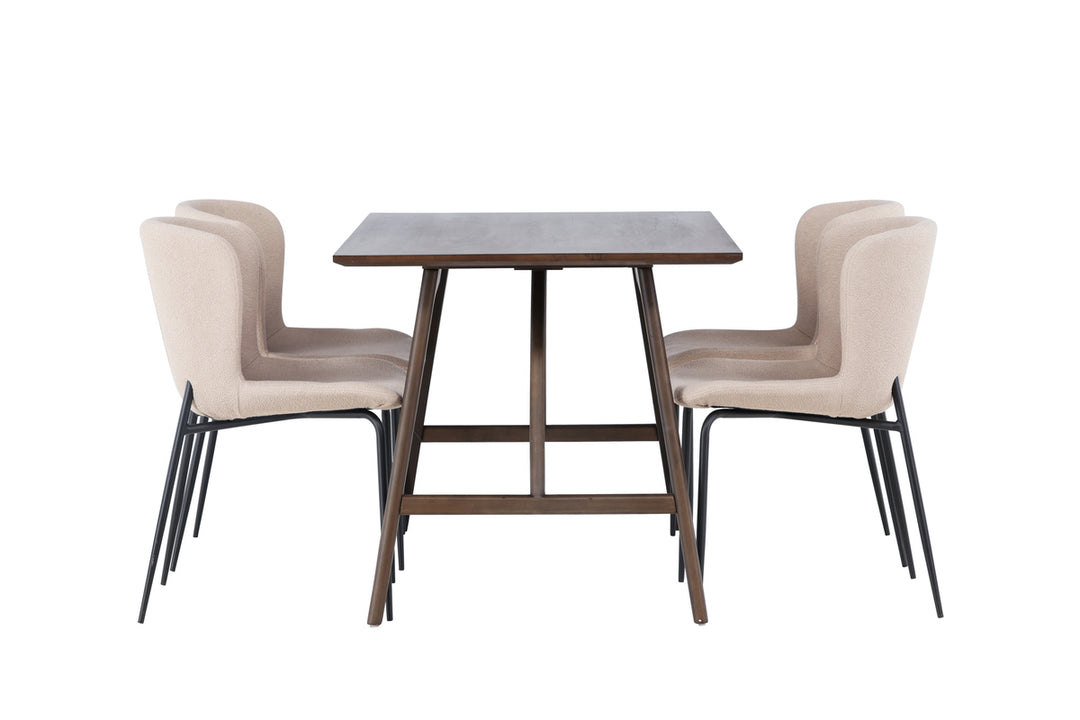 Modesto & Kaseidon Matgrupp Beige/Mörkbrun