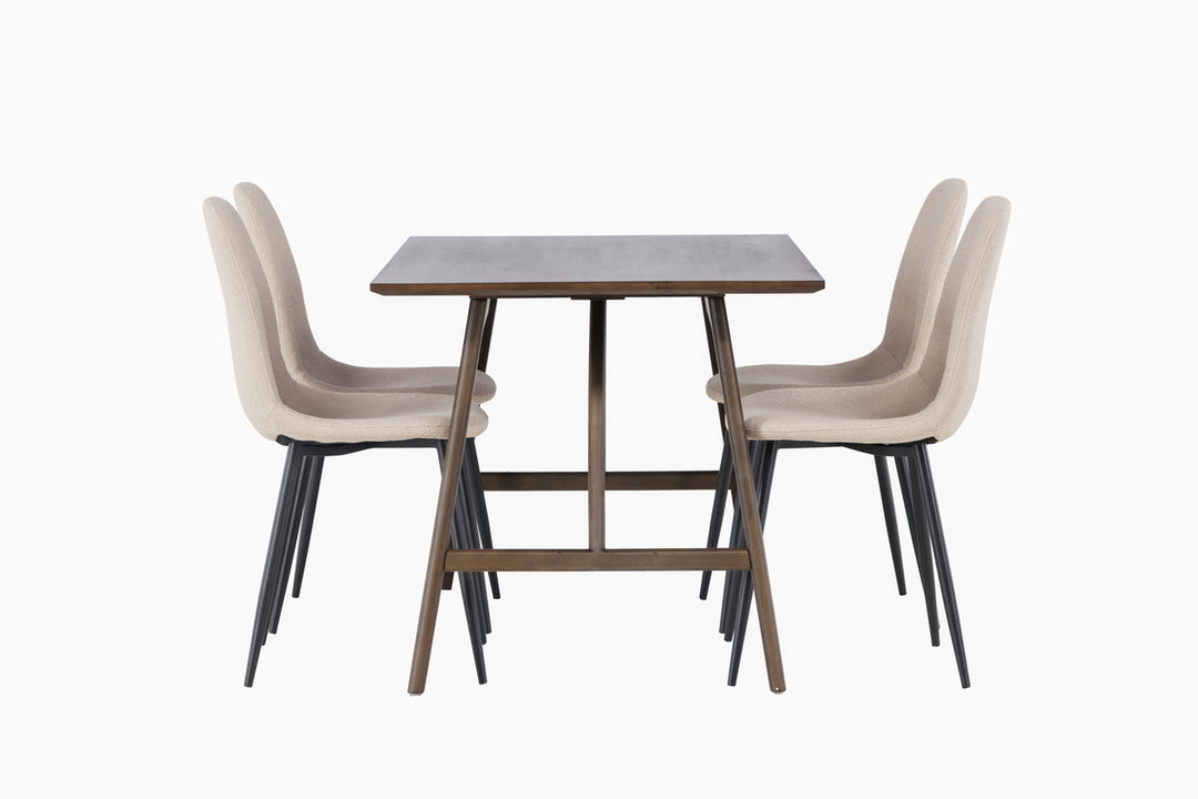 Kaseidon & Polar Matgrupp Mörkbrun/Beige