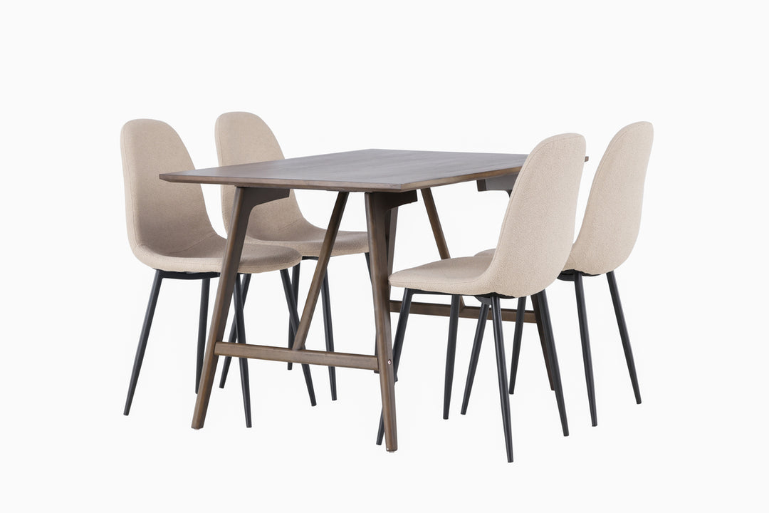 Kaseidon & Polar Matgrupp Mörkbrun/Beige