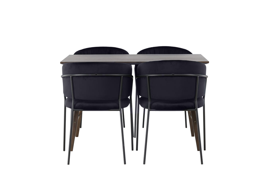 Kaseidon & Selma Matgrupp Mörkbrun/Svart