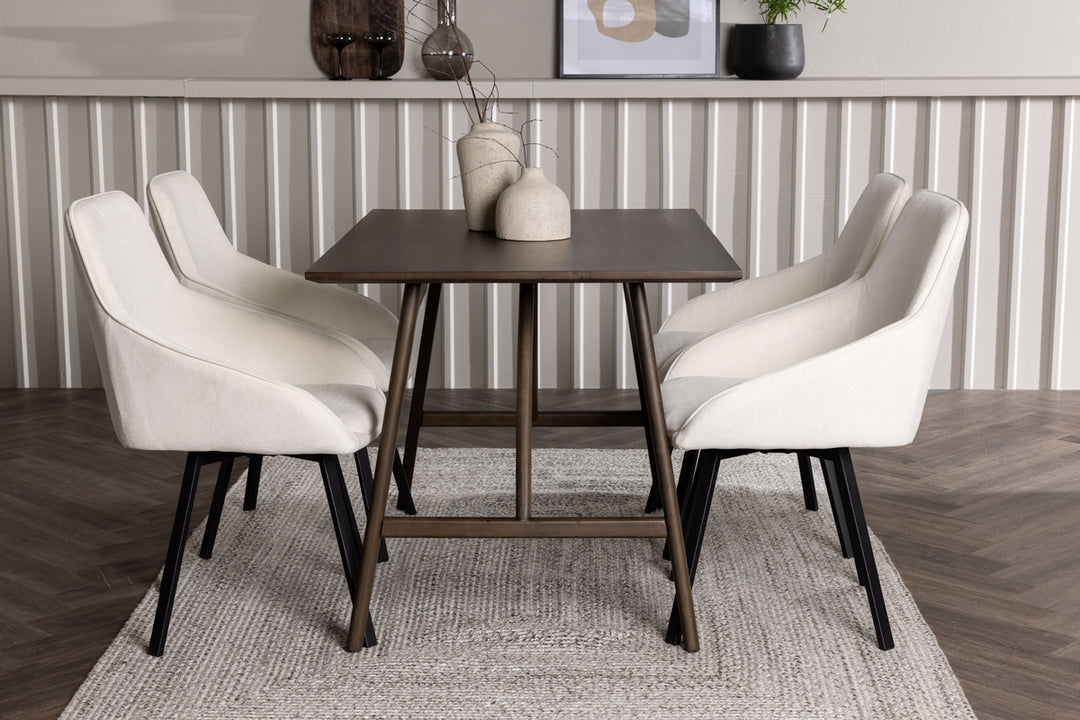 Kaseidon & Rosie Matgrupp Mörkbrun/Beige