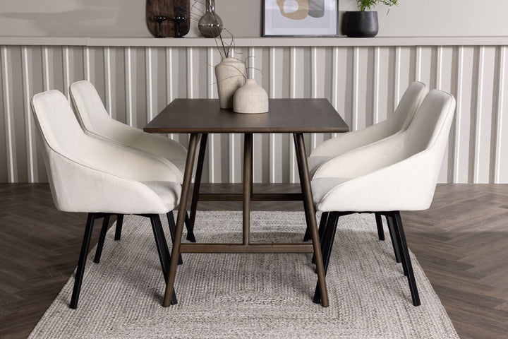 Kaseidon & Rosie Matgrupp Mörkbrun/Beige