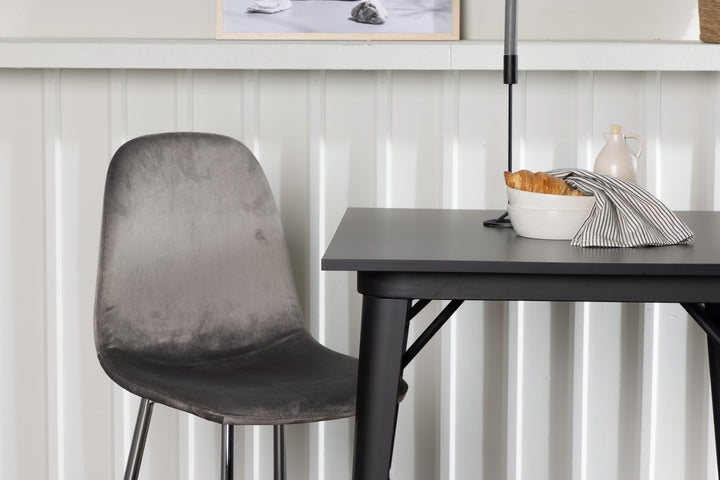 Tempe & Eva Matgrupp Svart/Ljusgrå