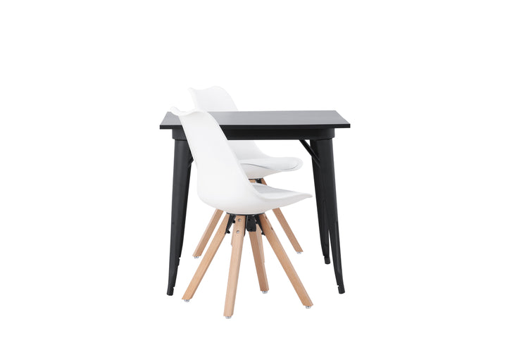 Tempe & Zeno Matgrupp Svart/Vit