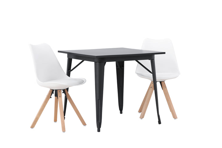 Tempe & Zeno Matgrupp Svart/Vit