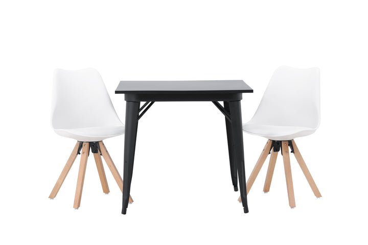 Tempe & Zeno Matgrupp Svart/Vit