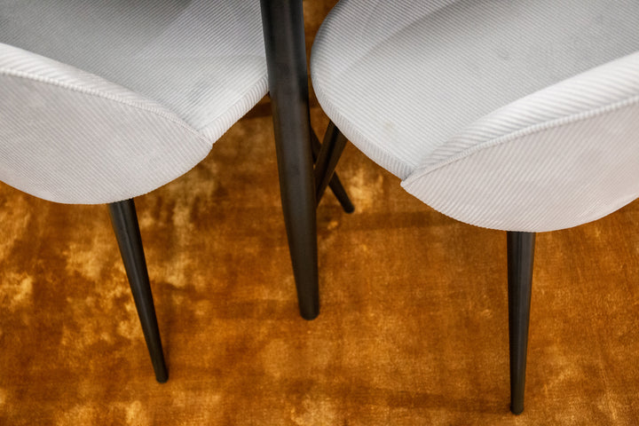 Velvet & Plaza Matgrupp Ljusgrå/Svart