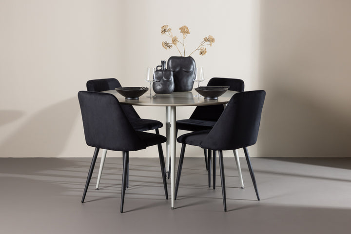 Night & Plaza Matgrupp Svart/Beige