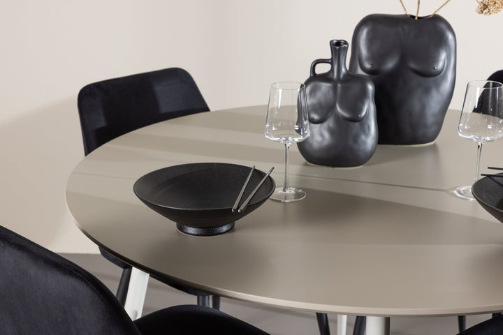 Night & Plaza Matgrupp Svart/Beige