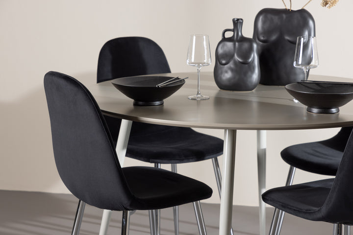 Polar & Plaza Matgrupp Svart/Beige