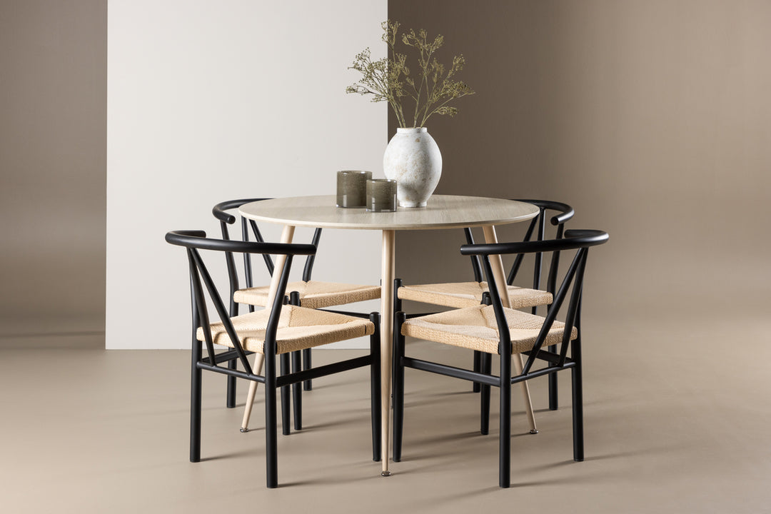 Alfons & Plaza Matgrupp Svart/Vitputsad