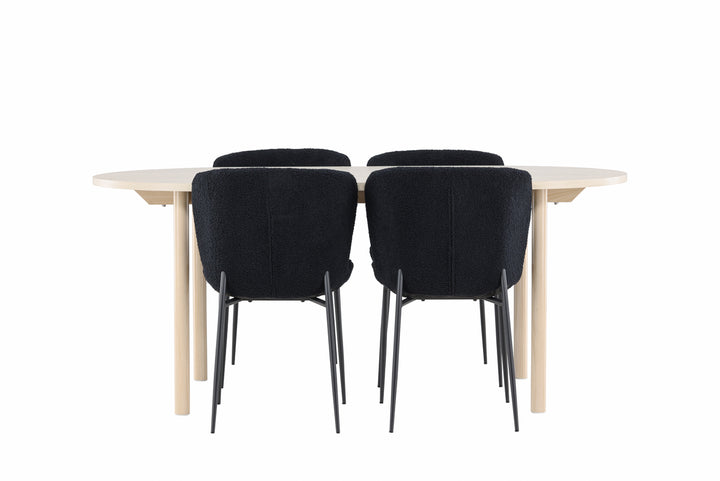 Andy & Modesto Matgrupp Vitputsad/Svart