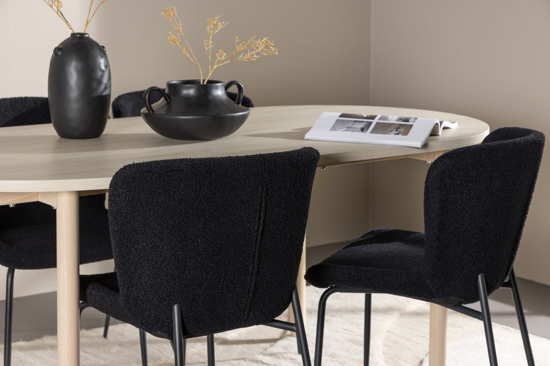 Andy & Modesto Matgrupp Vitputsad/Svart