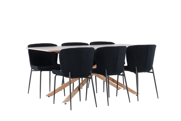 Piazza & Modesto Matgrupp Mocka/Svart