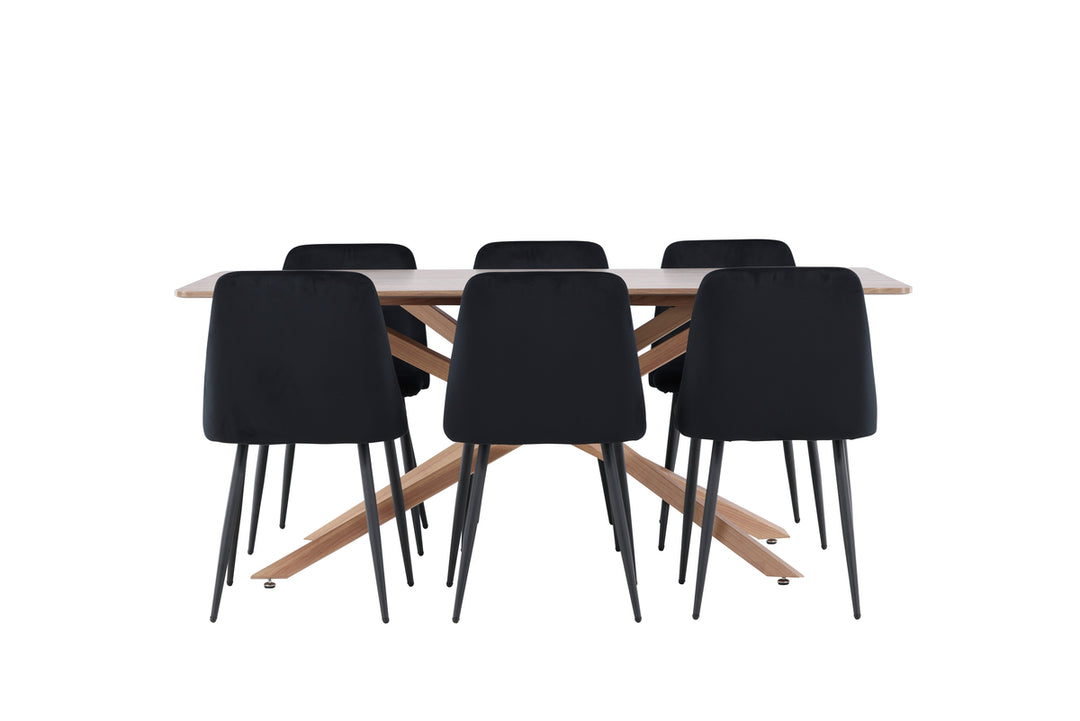 Night & Piazza Matgrupp Svart/Mocka