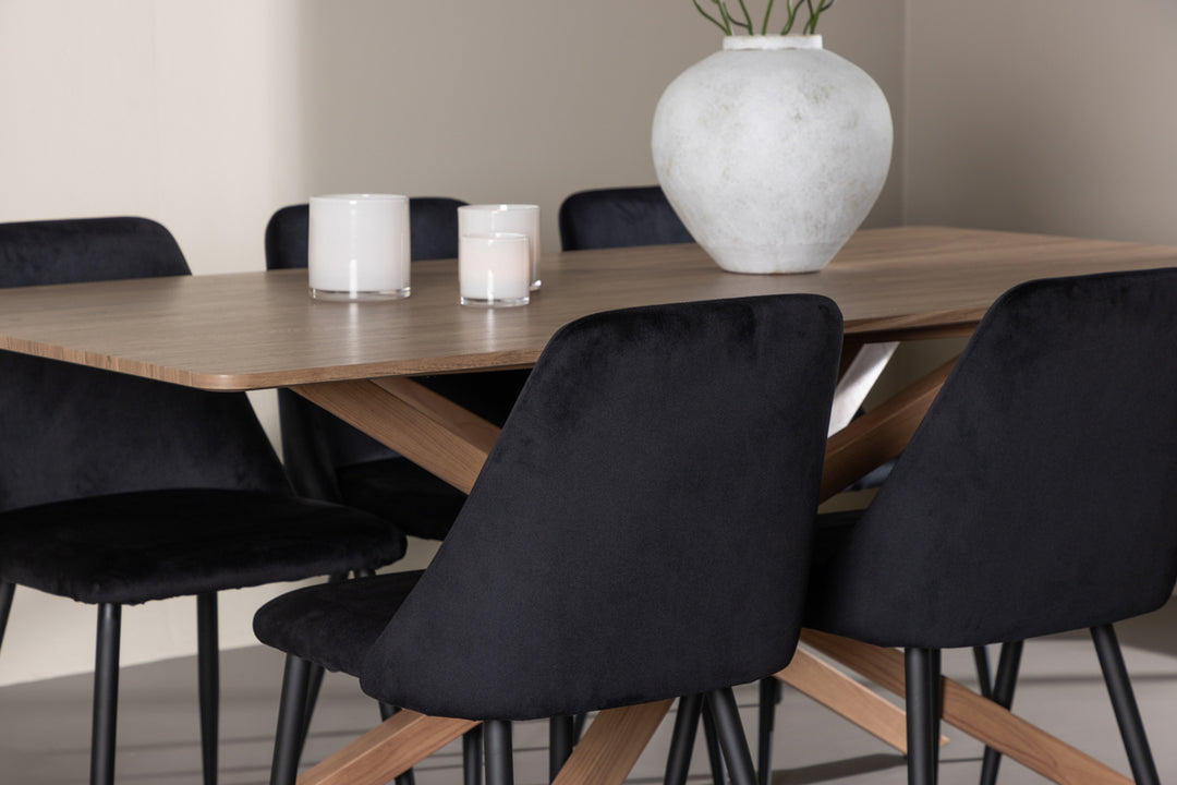 Night & Piazza Matgrupp Svart/Mocka