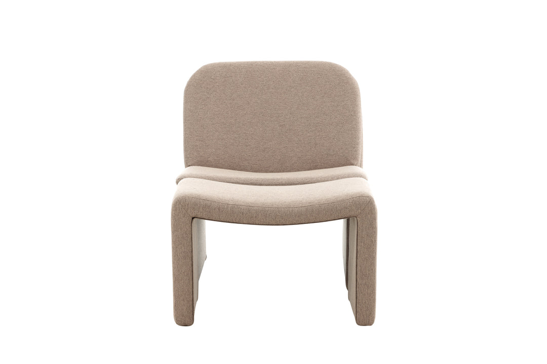 Bonn Fåtöljer Brun + Ottoman 45x46x70cm