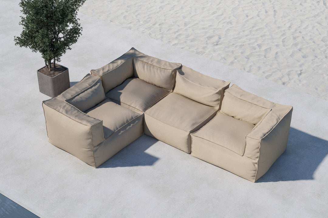 Rambo Loungefåtölj Beige