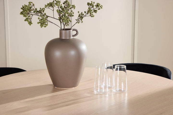 Edina & Flora Matgrupp Svart/Vitputsad