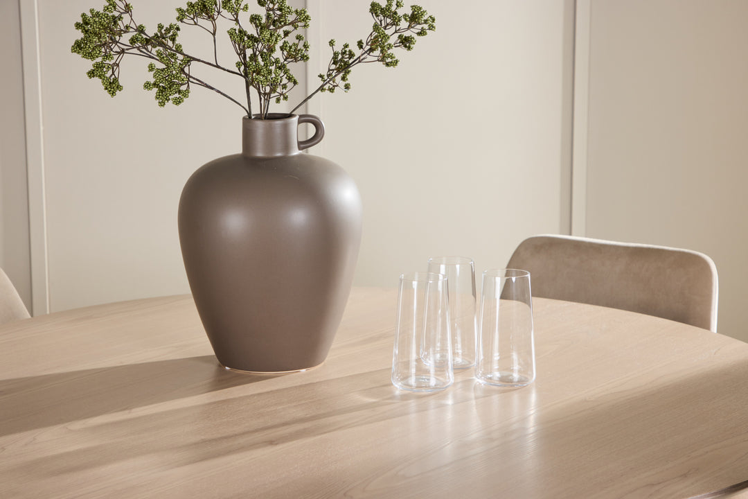 Night & Flora Matgrupp Beige/Vitputsad