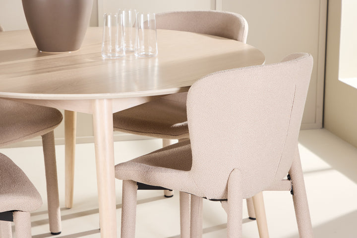 Flora & Astoria Matgrupp Vitputsad/Beige