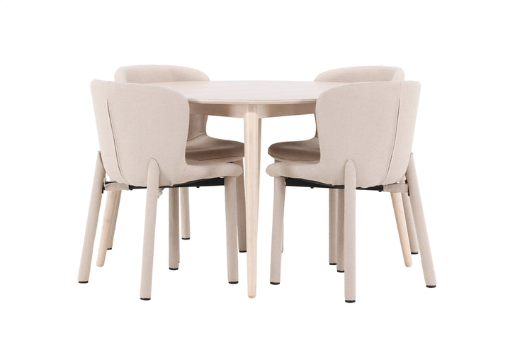 Flora & Astoria Matgrupp Vitputsad/Beige