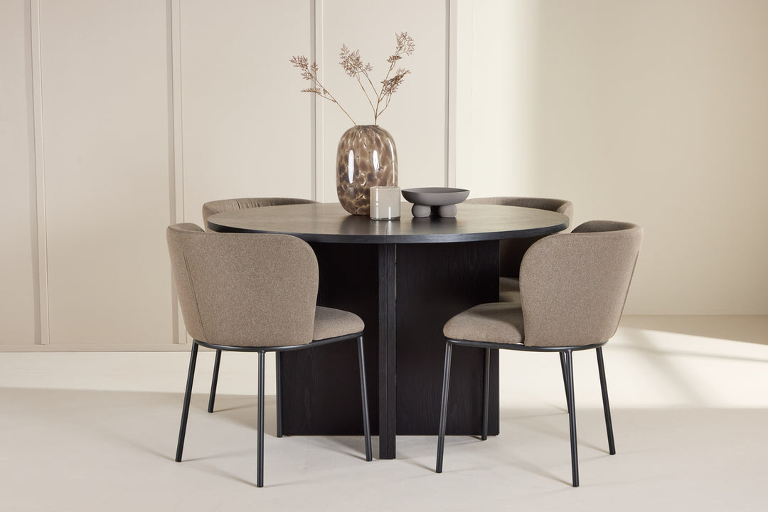 Edina & Strada Matgrupp Brun/Svart