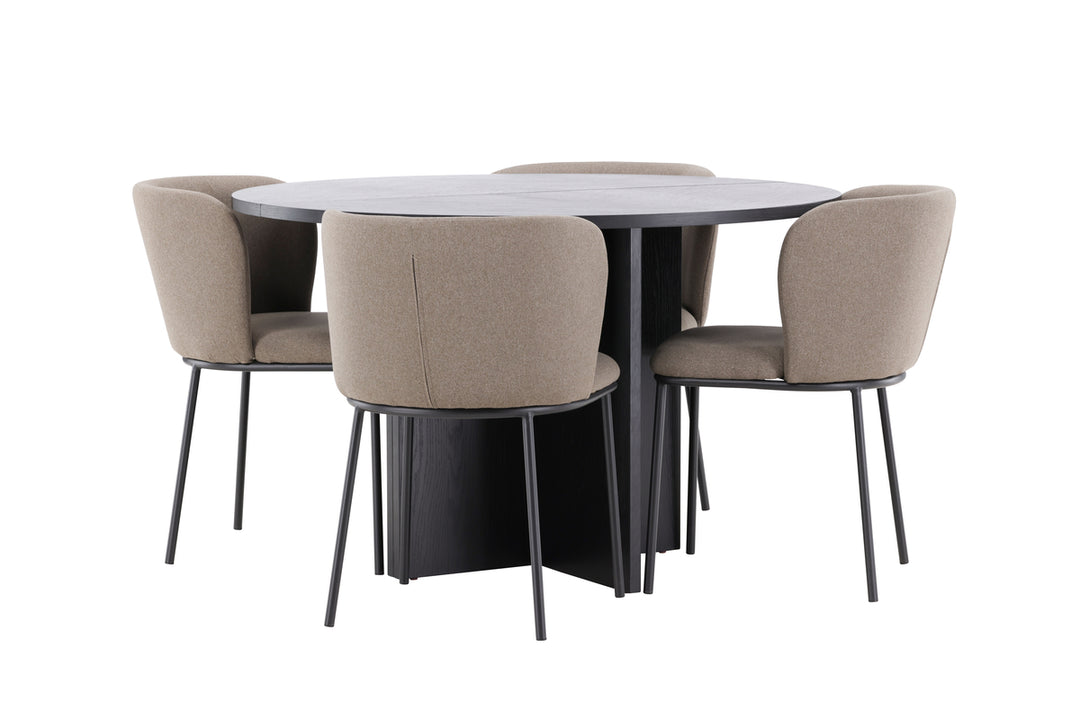 Edina & Strada Matgrupp Brun/Svart