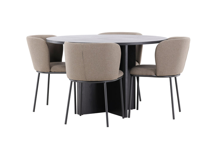 Edina & Strada Matgrupp Brun/Svart