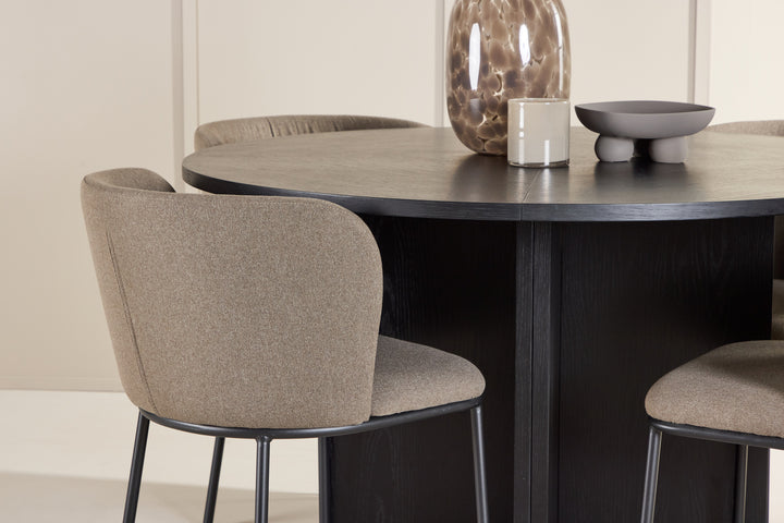 Edina & Strada Matgrupp Brun/Svart