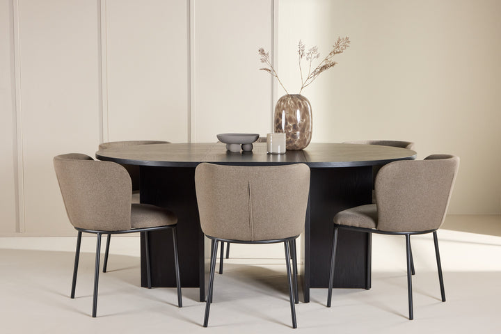 Edina & Strada Matgrupp Brun/Svart