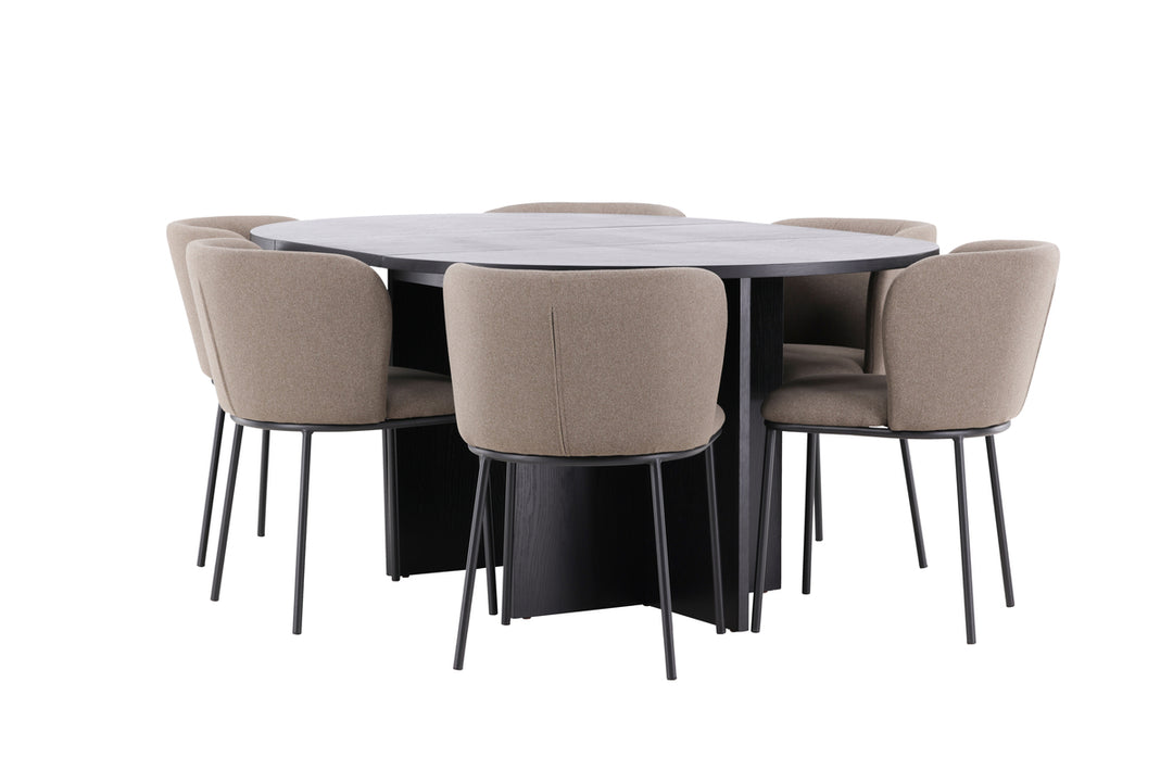 Edina & Strada Matgrupp Brun/Svart