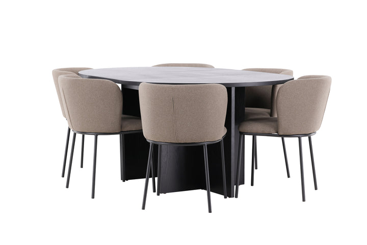 Edina & Strada Matgrupp Brun/Svart