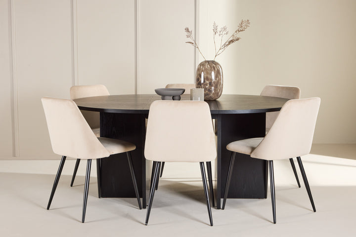 Night & Strada Matgrupp Beige/Svart