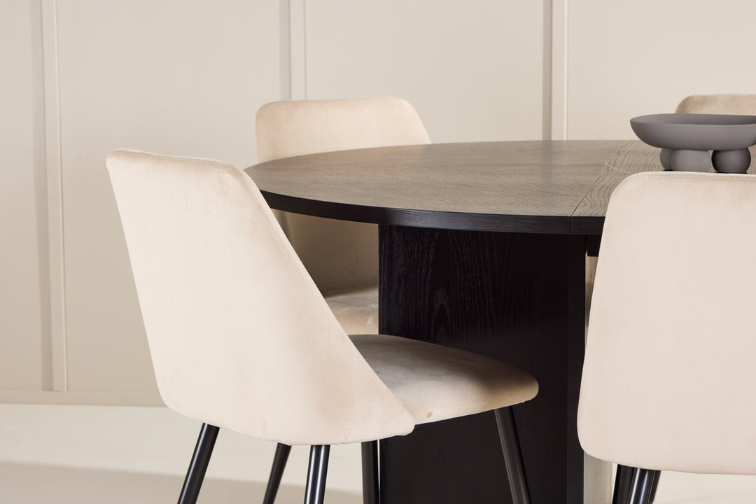 Night & Strada Matgrupp Beige/Svart